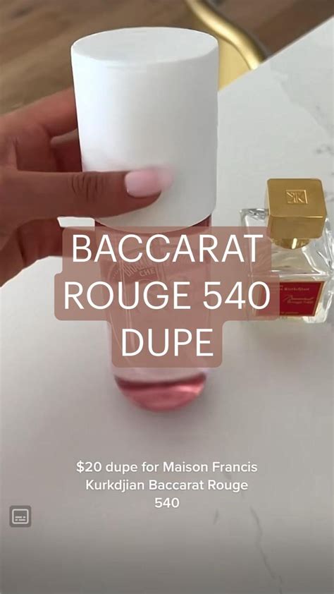 bath and body works dupe for baccarat rouge 540|baccarat rouge 540 dupe tiktok.